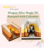 Diagon Alley 3DNotepad with Calendar|Calendar 2025,Home Decoration,Gifts... - $96.00