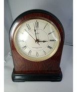 Stiffel Two Toned Piano Finish Mantel Clock Read Info - $386.27 MXN