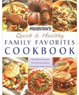 NEW Prevention&#39;s Quick and Healthy Family Favorites Cookbook HC w Dust J... - $14.80