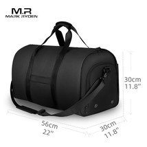 Men Multi-Function Large Capacity Travel Bag Suit Garment Luggage Bag 17 Inch La - £238.66 GBP