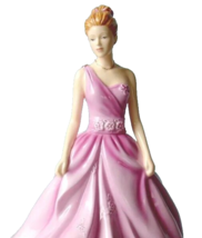 Royal Doulton Linda Pretty Ladies Figurine HN5605 Pink Dress 8.5&quot;H New i... - $172.90