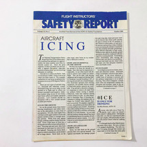 AOPA Air Safety Foundation Flight Instructors Safety Report OCT. 1989 Iceing - £10.27 GBP