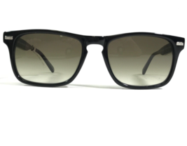 Morgenthal Frederics Sunglasses 041 NEWMAN JR. Black Square w/ Green Lenses - £66.24 GBP