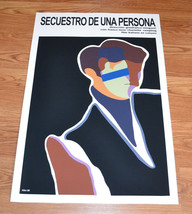 24x36&quot; Movie Poster 4 Italian film Secuestro de una persona.Kidnapping.LAST 1 - £37.96 GBP