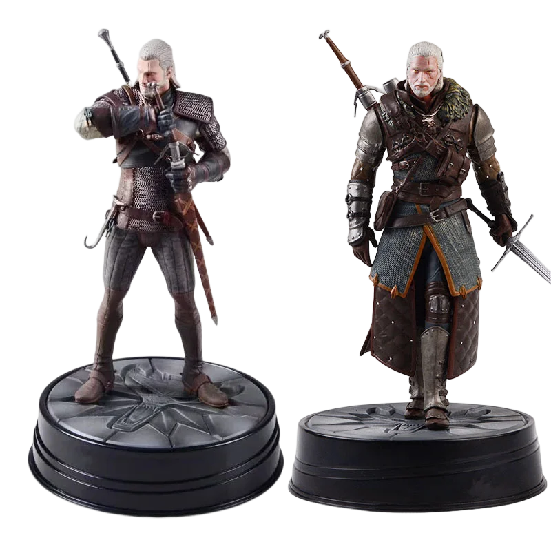 24cm Pvc The Witcher 3: Wild Hunt Geralt Of Rivia Action Figure Toys Game - £38.38 GBP+