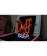 DUFF BEER Brewery Neon Light Man Cave Man Room Decor Home Wall Neon Sign... - £109.38 GBP