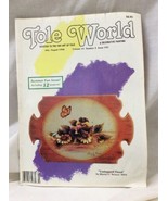 vintage Tole World Magazine Patterns fine art decorative Painting Jul/Au... - £7.85 GBP