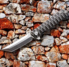 Tactical Folding Knife D2 Steel  Hunting Pocket Knife EDC Tools Razor Sh... - £23.18 GBP
