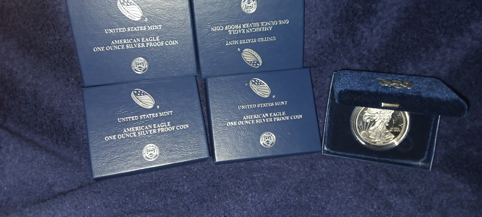 4 US 2020 1 OZ.SILVER AMERICAN EAGLES /IN PACKAGE, WEST POINT/ FREE SHIP... - $74.99