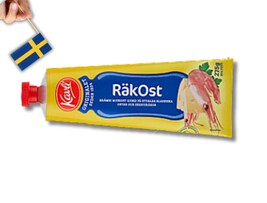 1 Tube Kavli Räkost, Shrimp Cheese Spread, 275g (9.7 oz.), Cheese spread... - $8.39