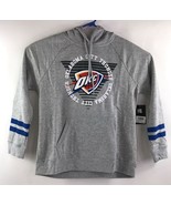 Unk NBA Womens Size Large Gray Oklahoma City Thunder Hoodie Sweatshirt New - $17.59