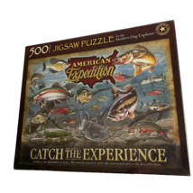American Expedition Jigsaw Puzzle Catch the Experience 500 pc Fish NEW SEE BELOW - £15.00 GBP