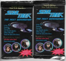 Star Trek: The Next Generation Stardiscs 2 FACTORY SEALED 6 Disc Packs 1994 Pogs - £4.73 GBP