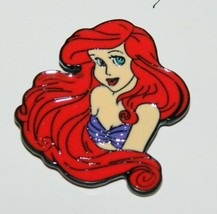 Walt Disney&#39;s The Little Mermaid Ariel Face and Head Metal Enamel Pin NEW UNUSED - £5.43 GBP