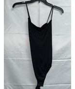 MSRP $48 Aqua Black Strappy Bodysuit Size Medium - $29.58 CAD