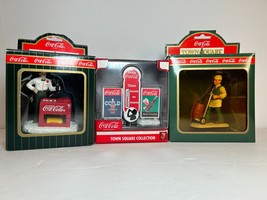 Coca-Cola Town Square Collection Christmas Lot of 3 x99 - $18.00