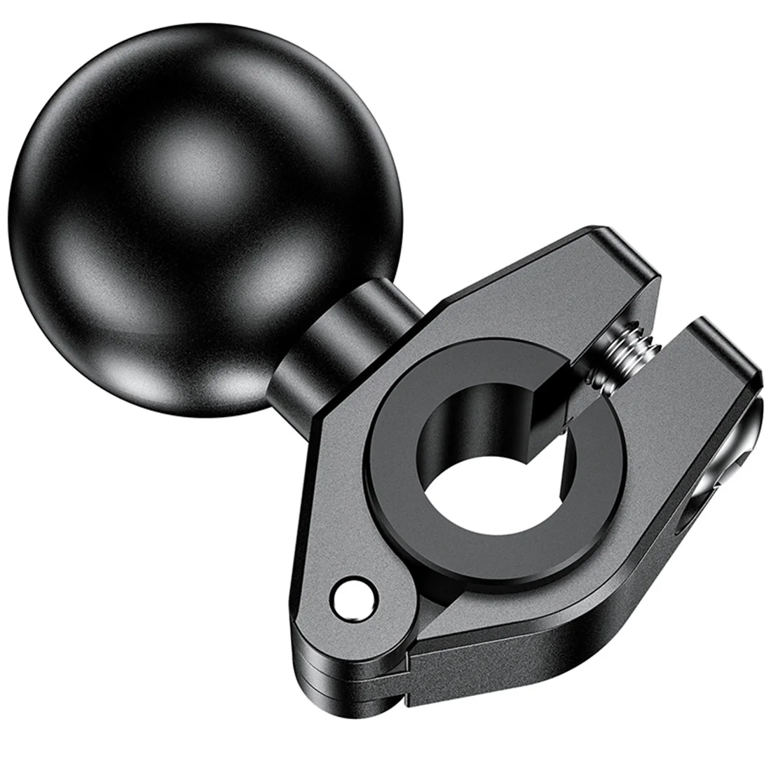 XT-XINTE 1 Inch Ball Head Mount Adapter for Motorcycle/Bicycle Handlebar - Bla - £11.63 GBP