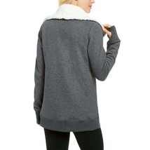 Ideology Womens Sherpa Fleece Lined Wrap Size Medium Color Charcoal Heather - £62.83 GBP