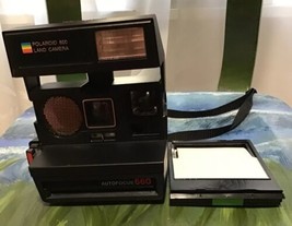 Polaroid 660 Autofocus Instant Land Camera Polaroid 600 Strap Cassette Tested - $117.60