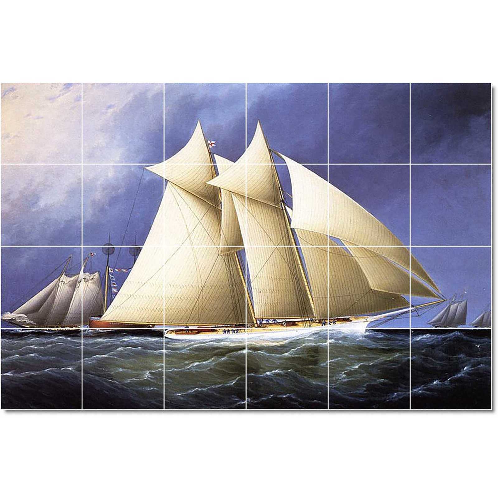Worth james new york yacht club schooner columbia leading new york yacht club schooner dauntless