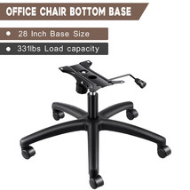 28 Inch Office Chair Base Replacement Heavy Duty Swivel Chair Base 350 Pounds - £79.12 GBP