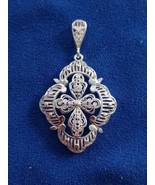 925 Sterling Silver Cross Pendant Free Shipping - $22.99