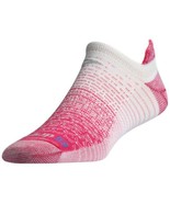 Drymax  Running Sock Womens   Sz M Thin Pink/White  No Show Tab - $14.48