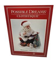 Dept 56 Possible Dreams Santa Claus Forest Tales #6010210D Clothtique Brand New - £57.29 GBP