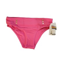 NWT Time and Tru Small 4-6 Mid Rise button front pink bikini bottoms - $10.00