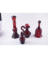 AVON RUBY RED CAP COD SET with 3 perfume bottles filled with perfume and... - $40.72 CAD