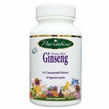 Paradise Herbs Ginseng Panax Red 60 Vcap - £23.71 GBP