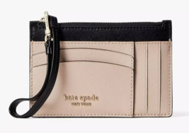 Kate Spade Spencer Colorblock Leather card Case holder wristlet Key Fob ... - £60.14 GBP