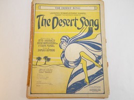 Vintage Sheet 1926 The Desert Song Title Song From Operetta Otto Harbach - £7.11 GBP