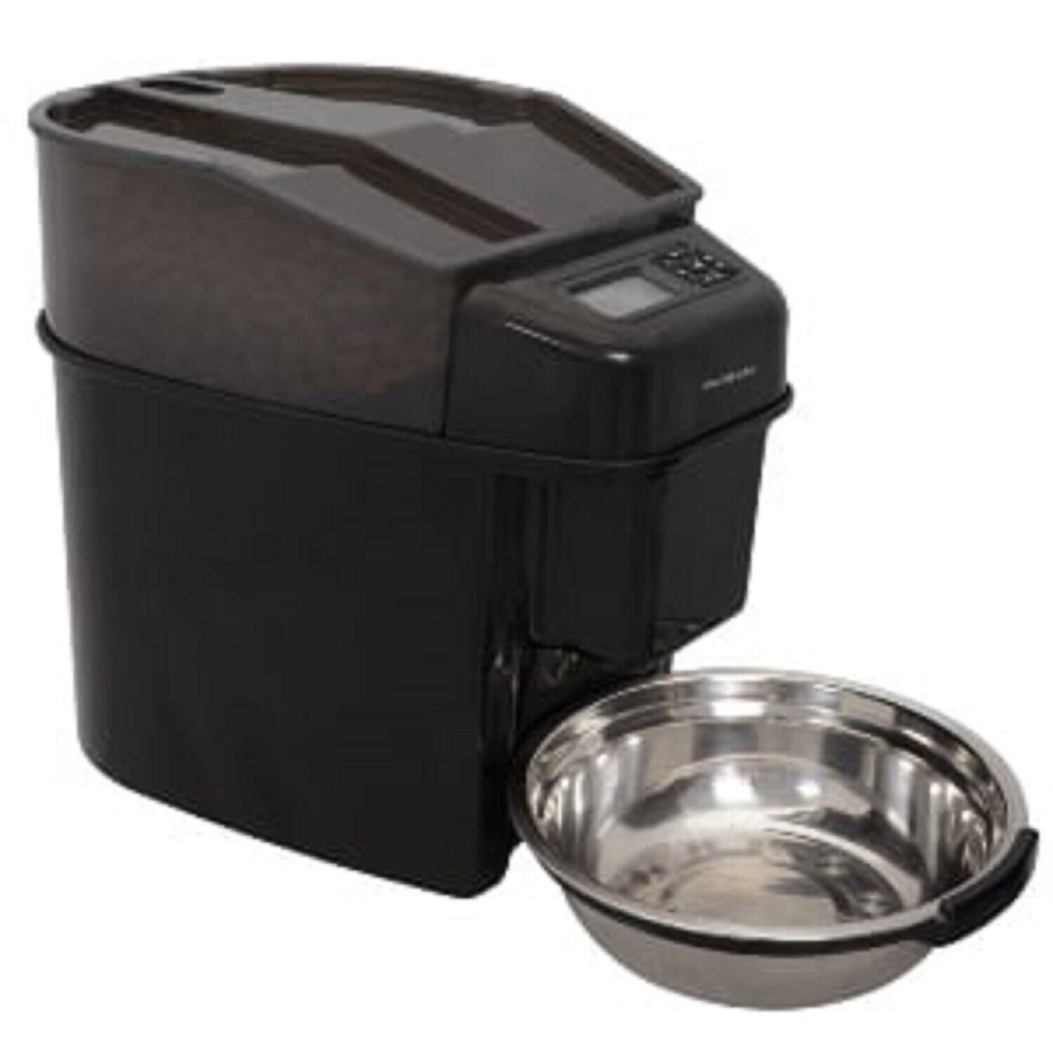 Primary image for PetSafe Healthy Pet Simply Feed Automatic Dog Feeder PFD00-14574 Black SS Bowl