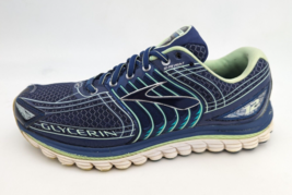 Brooks Glycerin 12 Navy Athletic Running Shoes 1201601B453 Women&#39;s US 8.5 B (M) - £25.89 GBP