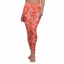 Nordix Limited Exotic Flowers with Natural Leaves Cherry Tomato Yoga Pants Women - £33.97 GBP+