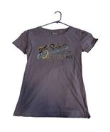 True Religion Brand Jeans Graphic Women&#39;s T-Shirt Size: Large Purple Jew... - $435.67 MXN