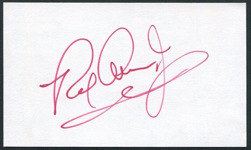 REX ALLEN JR SIGNED 3X5 INDEX CARD COUNTRY MUSIC SINGER GOODBYE LONELY S... - $17.63