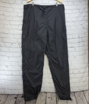 VTG REI Switchback Pants Mens XL Black Nylon Gore-Tex Outdoor Hiking NWT  - $39.59