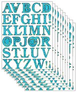 A178 VALUEPACK 10X ABC Letters Kids Kindergarten Sticker Size 13x10cm/5x... - £11.71 GBP