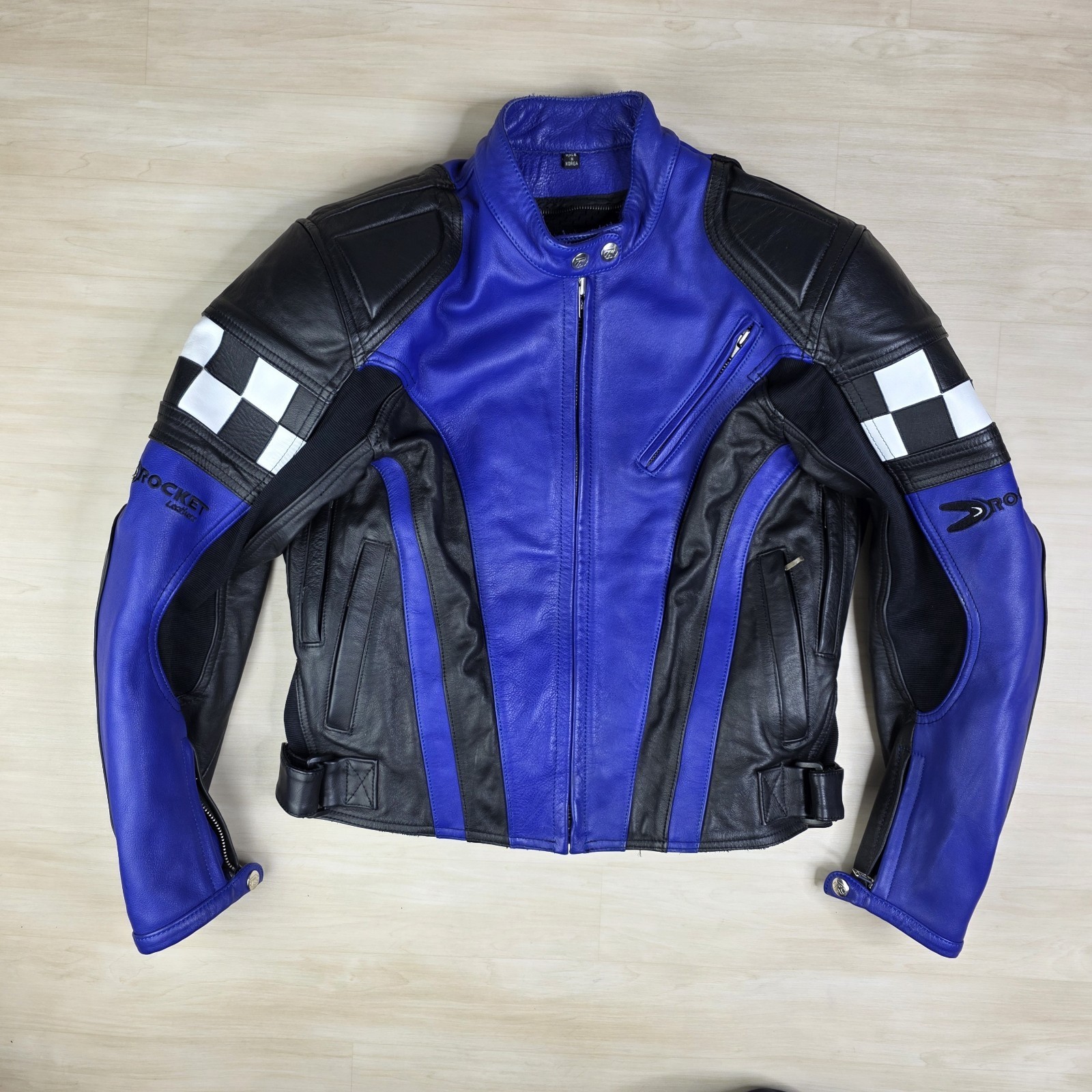 Joe Rocket Sports Gear Leather Motorcycle Jacket Padded Women&#39;s Size Medium - $187.99