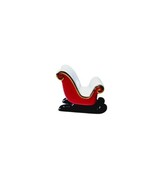 Nora Fleming A198 SLEIGH BELLS RING Red Sleigh Mini Platter Charm - $12.35