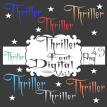 Thriller Font Digital Vol.1 - $5.00