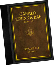 Canada Trunk + Bag 1924 Samples CATALOGUE suit cases wardrobe trunks tra... - $52.77