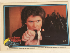 Knight Rider Trading Card 1982  #23 David Hasselhoff - $1.97