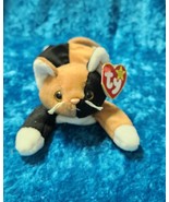 Retired Ty Beanie Baby &quot;CHIP&quot; The Calico Cat 1996 with all Tags - $75.96 MXN