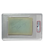 RONALD REAGAN &amp; CHARLES RUGGLES Dual Signed Autographed 4x6 ALBUM PAGE P... - $16,776.35 MXN