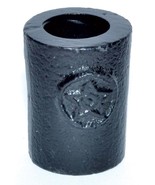 Pentagram 1.25 Inch Tall Black Cast Iron Chime Candle Holder! - $71.84 MXN