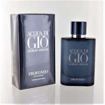 Giorgio Armani Acqua Di Gio Profondo Eau de Parfum, Cologne for Men, 2.5 Oz Full - $2,091.86 MXN