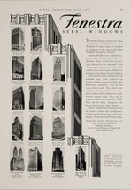 1931 Print Ad Fenestra Steel Windows Buildings Across USA Detroit Steel ... - £17.22 GBP